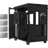 NZXT H9 Flow All Black, Tower-Gehäuse schwarz, Tempered Glass