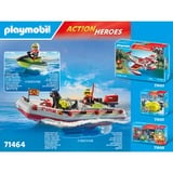 PLAYMOBIL 71464 City Action Feuerwehrboot mit Aqua Scooter, Konstruktionsspielzeug 