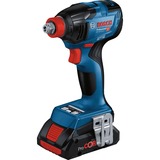 Bosch Akku-Schlagschrauber GDX 18V-210 C Professional, 18Volt blau/schwarz, 2x Li-Ion Akku ProCORE18V 4,0Ah, Bluetooth Modul, L-BOXX