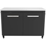 Cozze Outdoorküche 90526, Schrank schwarz/edelstahl, 120cm breit