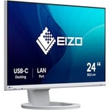 EIZO FlexScan EV2490-WT, LED-Monitor 61 cm (24 Zoll), weiß, FullHD, IPS, 60 Hz, USB-C