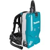 Makita Akku-Rucksackstaubsauger VC012GZ01, Bodenstaubsauger blau, ohne Akku und Ladegerät