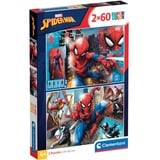 Clementoni Kinderpuzzle Supercolor - Spiderman  2x 60 Teile