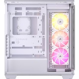 Corsair 3500X ARGB, Tower-Gehäuse weiß, Tempered Glass