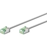 goobay Ultraflexibles Cat.8.1 Patchkabel slim, U/FTP grau, 3 Meter, extrakurze Stecker