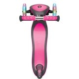 GLOBBER Elite Deluxe mit Leuchtrollen, Scooter pink/schwarz