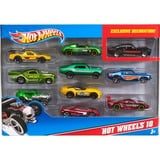 Hot Wheels 10er Geschenkset Sortiment, Spielfahrzeug 