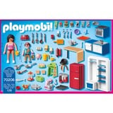 PLAYMOBIL 70206 Dollhouse Familienküche, Konstruktionsspielzeug 