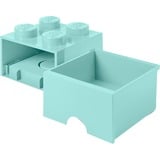 Room Copenhagen LEGO Brick Drawer 4 aquablau, Aufbewahrungsbox blau