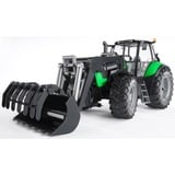 bruder Deutz Agrotron X720 mit Frontlader, Modellfahrzeug grün/schwarz