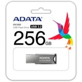 ADATA UV350 256 GB, USB-Stick silber/metall, USB-A 3.2 Gen 1, Retail