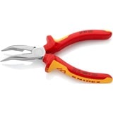 KNIPEX Flachrundzange 25 26 160 , Greifzange gezahnte Griffflächen