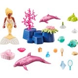 PLAYMOBIL 71501 Princess Magic Meerjungfrau mit Delfinen, Konstruktionsspielzeug 