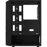 Aerocool Quantum Mesh v2 TG , Tower-Gehäuse schwarz/grau, Seitenteil aus Tempered Glass