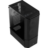 Aerocool Quantum Mesh v2 TG , Tower-Gehäuse schwarz/grau, Seitenteil aus Tempered Glass