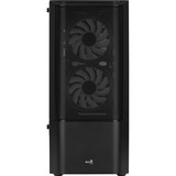 Aerocool Quantum Mesh v2 TG , Tower-Gehäuse schwarz/grau, Seitenteil aus Tempered Glass