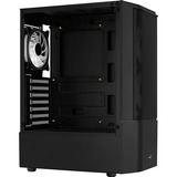 Aerocool Quantum Mesh v2 TG , Tower-Gehäuse schwarz/grau, Seitenteil aus Tempered Glass