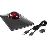 Kensington SlimBlade Pro, Trackball schwarz/dunkelrot