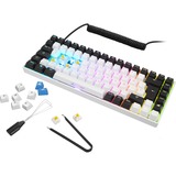 Sharkoon SKILLER SGK50 S3, Gaming-Tastatur weiß, US-Layout, Gateron Yellow