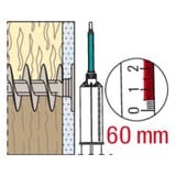 fischer Dämmstoffdübel FID II Plus 80mm weiß, 25 Stück