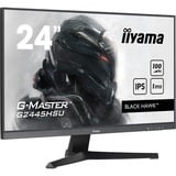 iiyama G-Master G2445HSU-B1, Gaming-Monitor 61 cm (24 Zoll), schwarz (matt), FullHD, IPS, AMD Free-Sync, 100Hz Panel