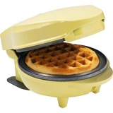 Bestron Mini-Waffelautomat AMW500V, Waffeleisen gelb, 550 Watt