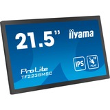 iiyama ProLite TF2238MSC-B1, LED-Monitor 54.5 cm (21.5 Zoll), schwarz, FullHD, Touchscreen, HDMI