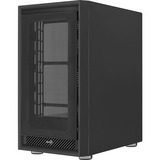 Aerocool Graphite-G-BK-v1, Tower-Gehäuse schwarz, Seitenteil aus gehärtetem Glas