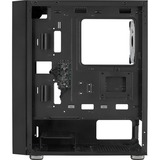 Aerocool Graphite-G-BK-v1, Tower-Gehäuse schwarz, Seitenteil aus gehärtetem Glas