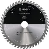 Bosch Kreissägeblatt Standard for Wood, Ø 210mm, 48Z Bohrung 30mm, für Akku-Tischkreissägen