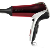 Braun Satin Hair 7 Colour HD770, Haartrockner rot/silber