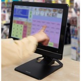 Ergotron Neo-Flex Touchscreen-Standfuß, Monitorhalterung schwarz