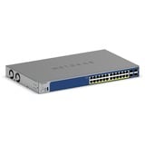 Netgear S3300-28X-PoE+ (GS728TXP), Switch grau, 195W PoE Budget