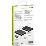 goobay Powerbank Kompakt 5.000 mAh schwarz, 5 Ah, Quick Charge 3.0