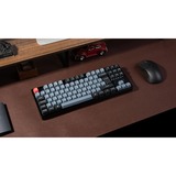 Keychron K8 Pro, Gaming-Tastatur schwarz/blau, DE-Layout, Gateron G Pro Brown, Hot-Swap, Aluminiumrahmen, RGB, PBT