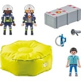 PLAYMOBIL 71465 City Action Feuerwehrleute mit Luftkissen, Konstruktionsspielzeug 