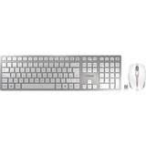 CHERRY DW 9100 SLIM, Desktop-Set weiß/silber, DE-Layout, Cherry SX-Scherentechnologie