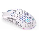 ENDORFY LIX Plus Onyx White, Gaming-Maus weiß/grau