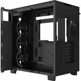 NZXT H9 Elite All Black, Tower-Gehäuse schwarz, Tempered Glass