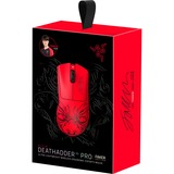 Razer  DeathAdder V3 Pro Faker Edition, Gaming-Maus rot/schwarz