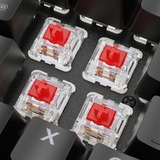 Sharkoon SKILLER SGK36W, Gaming-Tastatur schwarz, DE-Layout, Huano Red