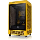 Thermaltake The Tower 200 , Tower-Gehäuse dunkelgelb, Tempered Glass