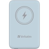 Verbatim Wireless Powerbank Charge 'n' Go 10.000mAh hellblau, Qi, PD 3.0, Quick Charge 3.0