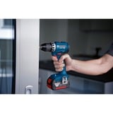 Bosch Akku-Bohrschrauber GSR 18V-45 Professional solo, 18Volt blau/schwarz, ohne Akku und Ladegerät, in L-BOXX