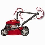 Einhell Benzin-Rasenmäher GC-PM 40/2 S rot/schwarz, mit Hinterradantrieb