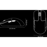 Keychron M2 Wireless, Gaming-Maus schwarz