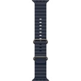 Apple 49 mm Ocean Armband, Uhrenarmband blau/titan