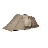 Jack Wolfskin Familien-Tunnelzelt GREAT DIVIDE RT braun/beige