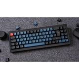 Keychron Q7, Gaming-Tastatur schwarz/blaugrau, DE-Layout, Gateron G Pro Red, Hot-Swap, Aluminiumrahmen, RGB