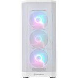 SilverStone FARA 514X, Tower-Gehäuse weiß, Tempered Glass